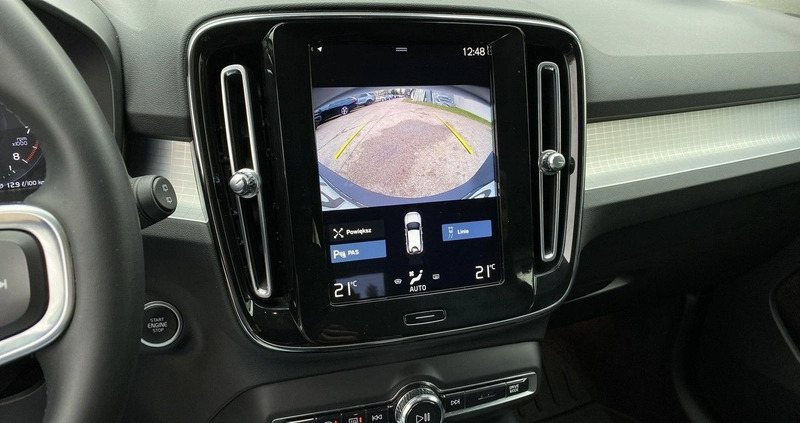 Volvo XC 40 cena 129900 przebieg: 72000, rok produkcji 2021 z Szczytno małe 326